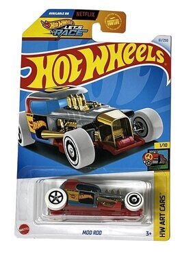 Hot Wheels Mod Rod Art Cars 1/10 2021 Burgundy Gold 1:64